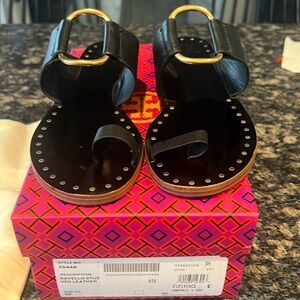 Tory Burch Ravello Stud Veg Leather Sandel